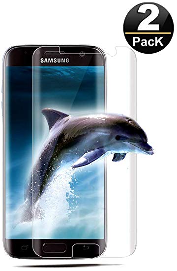 Samsung Galaxy S7 Screen Protector,(2Pack) Tempered Glass Screen Protector for Galaxy S7 ilovepo [HD-Clear][0.26mm][Anti-Glare][Anti-Scratch][Bubble-Free] (Clear)
