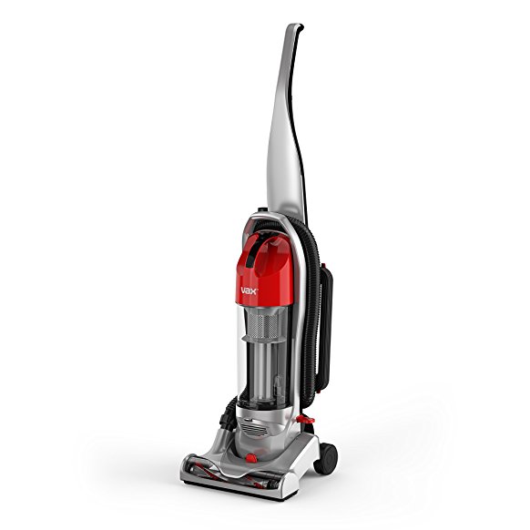 Vax UCNBAWH1 Power Nano Total Home Bagless Upright Vacuum Cleaner, 2 Litre, 850 W, Grey/Red