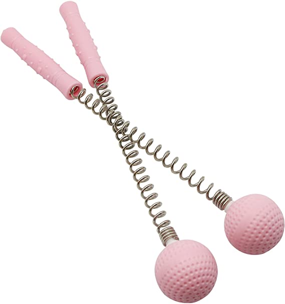 Massager Ball Hammer(2-Pack) SinLoon Hammer Stick Manual Beat Golf Ball Massager Back Shoulder Massage Full Body Reduce Fatigue Pain(Pink)