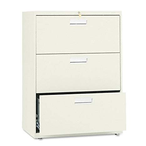 600 Series 30amp;quot;amp;quot; Wide 3-Drawer Lateral File, Putty (HON673LL)