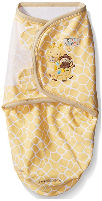 Summer Infant SwaddleMe Pure Love Adjustable Infant Wrap, 7-14 pounds, Joy Full Giraffes