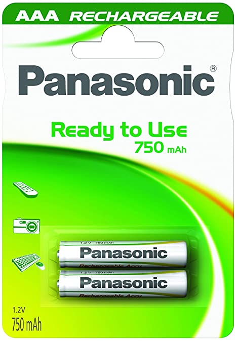 Panasonic R2U P03 750 mAh AAA Micro Evolta Rechargeable Battery