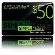 Simple Mobile Prepaid Refill Card $50