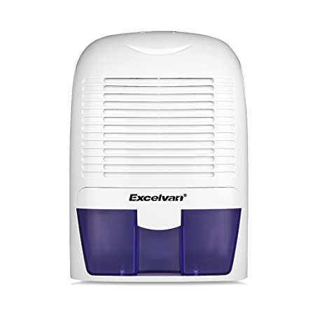 Excelvan 1500ml Mini Air Dehumidifier Portable Dryer for Home Bathroom Kitchen Garage Damp