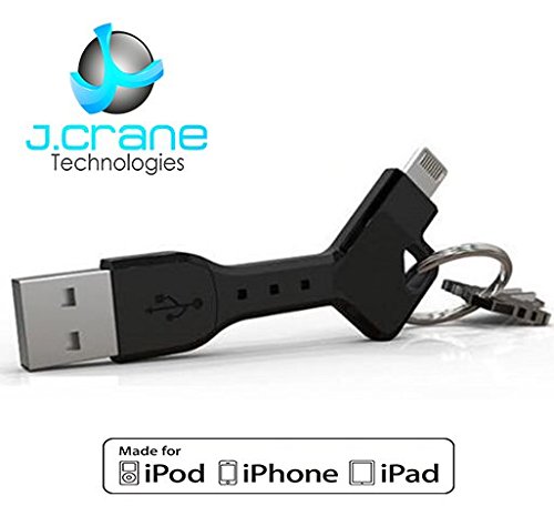 Lightning Key - Apple Lightning to USB Keychain - Portable Charge and Transfer Data Cable adapter for all Apple Accessories