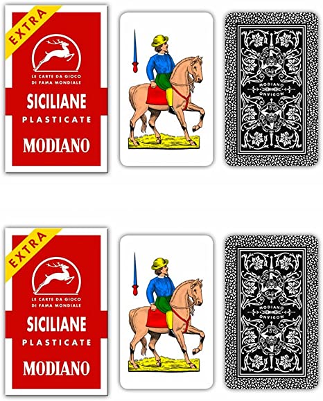 Modiano Italian Sicilian Scopa Playing Cards by