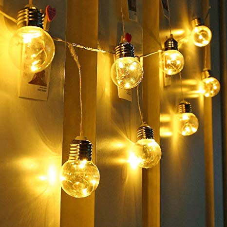 LE Globe String Lights, 25ft G45 Patio Lights with 25 Shatterproof LED Bulbs, Warm White, Decorative Hanging Lights for Party, Cafe, Bistro, Pergola, Backyard, Garden, Gazebo, Porch and More