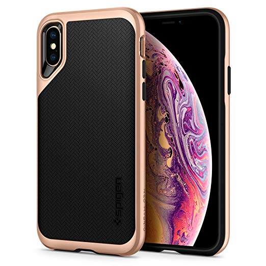 Spigen Neo Hybrid Designed for iPhone Xs Case (2018) / Designed for iPhone X Case (2017) - Gold