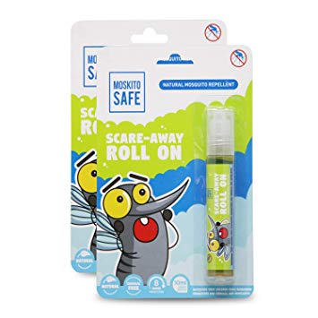 Moskitosafe Natural Mosquito Repellent Roll On with Goodness of Ayurveda - 10 ml (Pack of 2)