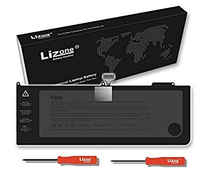 Lizone 6000mAh A1382 Laptop Battery for Early 2011 Mid 2011 2012 Late 2011 Apple MacBook Pro 15 A1286 Core i7 MD103 MD104 MD318 MD322 MC721 MC723 A1382 battery -Li-Polymer 10.95V/65.5Wh
