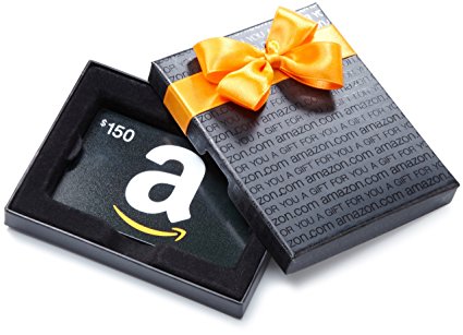 Amazon.com Gift Card in a Black Gift Box (Various Card Designs)