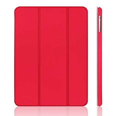 iPad Air Case, JETech Gold Serial iPad Air Slim-Fit Smart Case Cover for Apple iPad Air iPad 5 with Auto Sleep/Wake Feature (Red) - 0466