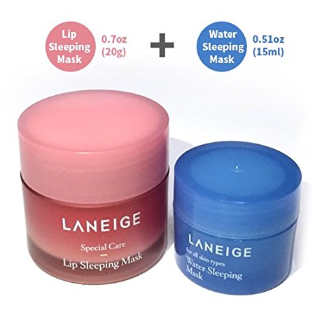 [Laneige] Lip Sleeping Mask 0.7oz(20g)   Water Sleeping Mask 0.51oz(15ml)