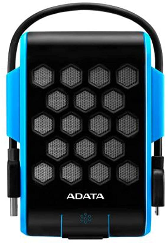 ADATA HD720 2TB USB 3.0 Waterproof/Dustproof/Shock-Resistant External Hard Drive, Blue (AHD720-2TU3-CBL)