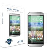 Tech Armor New 2014 HTC One M8 Premium Ballistic Glass Screen Protector - Protect Your Screen from Scratches and Drops - Maximize Your Resale Value - 9999 Clarity and Touchscreen Accuracy