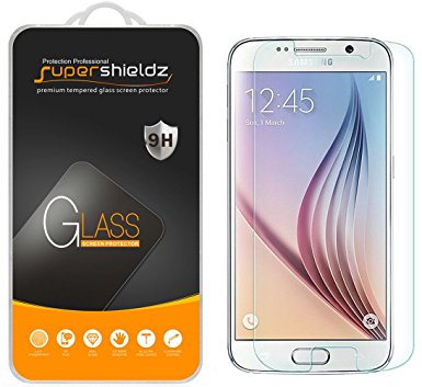 Supershieldz Tempered Glass Screen Protector for Samsung Galaxy S6 - Retail Packaging