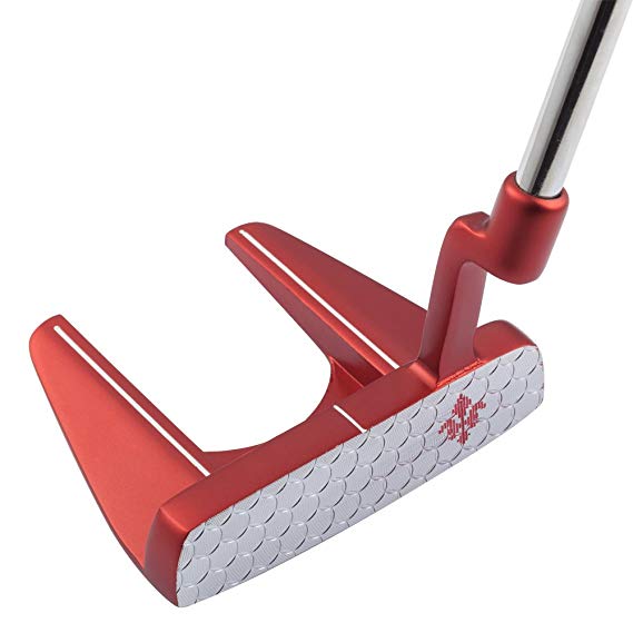 MAZEL TOUR GS3 Men's Golf Putter,34 Inch,Red