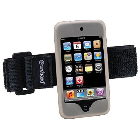 Tuneband, Grantwood Technology's Armband, Silicone Skin for iPod Touch 8GB/16GB/32GB/64GB (2nd and 3rd Generation), CLOUD/CLEAR