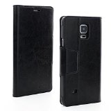 Galaxy Note 4 Case aLLreLi Luxury Edition Samsung Galaxy Note 4 Wallet Case Premium PU Leather Ultra Slim Fit Cover w Kickstand Feature Card Slot and Pocket