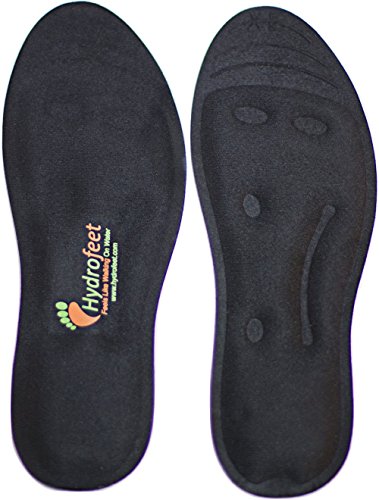 Hydrofeet Liquid Massaging Orthotic Insoles - Best Shoe Inserts for Flat Feet or Plantar Fasciitis