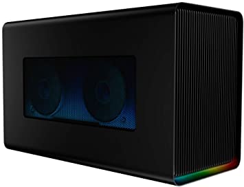 Razer Core X Chroma: Thunderbolt 3 External Graphics Enclosure (eGPU) for Windows 10 and Mac with RGB Chroma Lighting