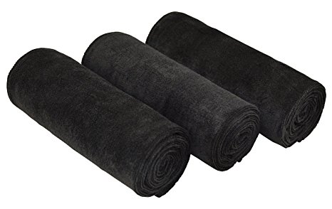 Mayouth Gym Towels for Men & Women Microfiber Sports Towel Fast Drying & Absorbent Workout Sweat Towels for Fitness,Yoga, Camping 3-Pack