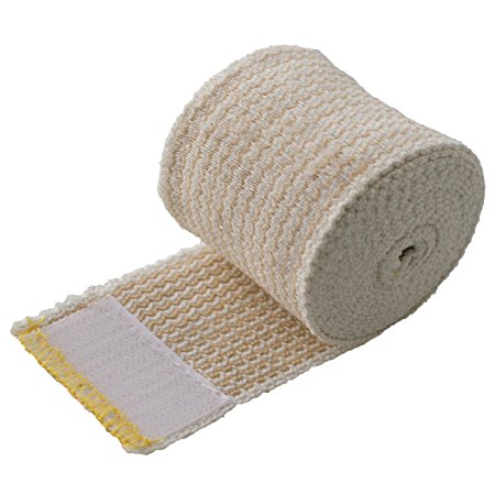 NexSkin 2" Cotton Elastic Bandages - Hook and Loop Closure - Stretches to 15 ft Long - Highest Quality - 1, 2, or 6 Pack