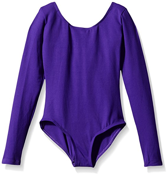 Capezio Girls' Team Basics Long Sleeve Leotard