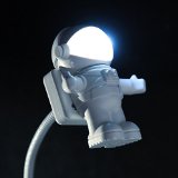 Soondar Hot Sale Brand New Creative Spaceman Astronaut LED Flexible USB Light for Laptop PC Notebook
