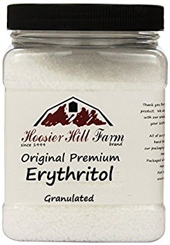 Erythritol Granules (2lbs) by Hoosier Hill Farm, Made in the USA. Gluten-Free, Natural Sweetener