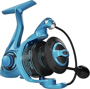 Spinning Reel with 9 1 BB | Basic Series, Reinforced Durable Composite Frame, Lightweight & Ultra Smooth, 1000/2000/3000/4000/5000 Size | Fishing Reels for Freshwater