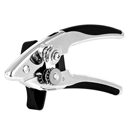 Smooth Edge Can Opener - Safety Feature Prevents Sharp Edges and Cuts - Ergonomic Soft Grips Handle - Lifetime Refund Or Replacement Guarantee - Food Grade Stainless Steel