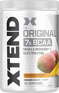 The Xtend Prework Out & Postwork Out Powder, 7g,30 Servings,Sugar Free,(Mango Madness) Flavour