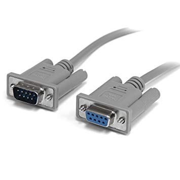 StarTech.com 10 ft DB9 RS232 Serial Null Modem Cable F/M