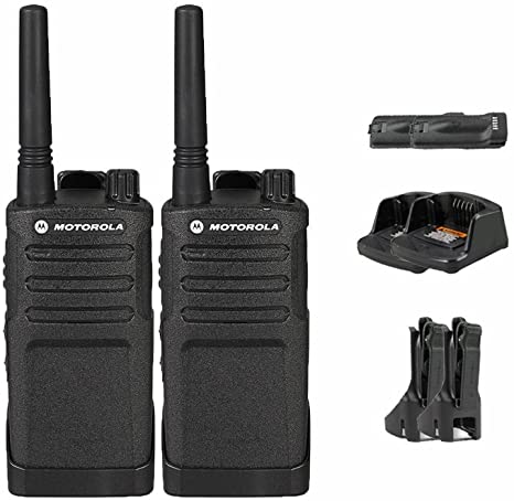 2 Pack of Motorola RMU2040 Business Two-Way Radio 2 Watts/4 Channels Military Spec 20 Floor Range