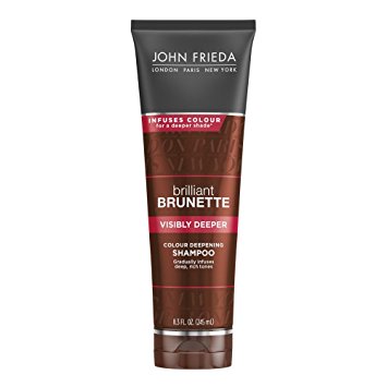 John Frieda Brilliant Brunette Visibly Deeper Colour Deepening Shampoo, 8.3 Ounces