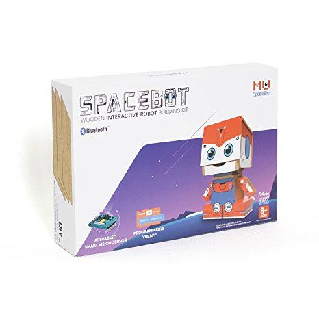 DIY Interactive Robot Building Kit with Face Detection and Visual Programmable Interface | Kid's first comprehensive lesson of robotics and Artificial Intelligence