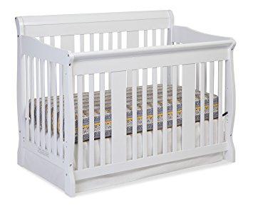 Storkcraft Tuscany 4-in-1 Convertible Crib, White