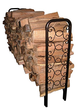 Landmann USA 82436 8-Foot Ornamental Scroll Log Rack