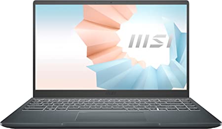 MSI Modern 14 Ultra Thin and Light Professional 14" FHD IPS Display Laptop Notebook, Intel Core i3-10110U up to 4.1GHz, 8GB DDR4, 128GB PCIe SSD, Webcam, Backlit Keyboard, HDMI, Windows 10, TWE Bundle