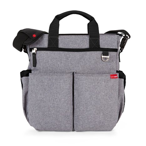 Skip Hop Duo Signature Diaper Bag, Heather Grey