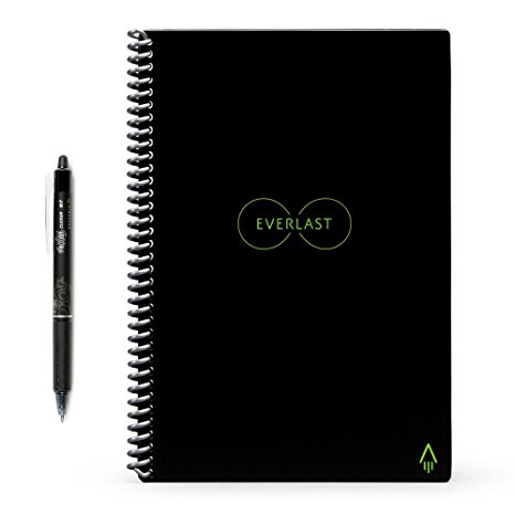 Rocketbook Erasable, Reusable Wirebound Notebook - Executive Size