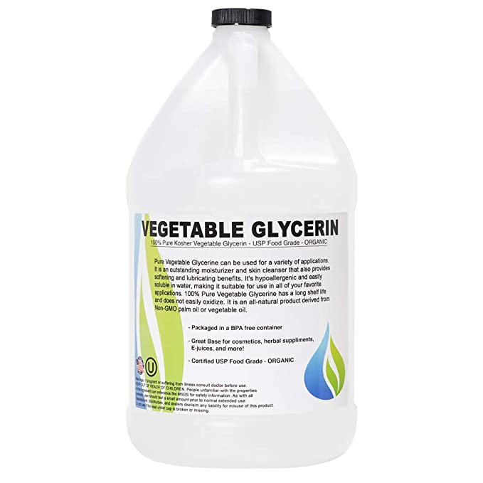Vegetable Glycerin - 100% Pure - USP - Pharmaceutical Grade - Highest Quality (1 Gallon)