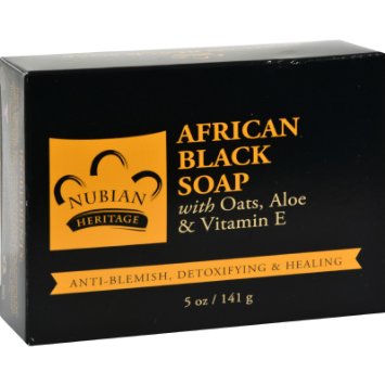 Nubian Heritage: African Black Bar Soap, 5 oz (12 pack)