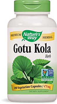 Nature's Way Gotu Kola Herb, 180 Capsules