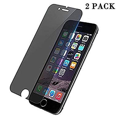 RHESHINE iPhone 8 7 6s 6 Privacy Screen Protector, [2 Pack] Anti-Spy Anti-Fingerprint Scratch-Resistant Tempered Glass Screen Protector for iPhone 8 7 6s 6