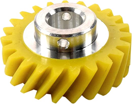 HQRP Mixer Worm Gear compatible with KitchenAid Whirlpool W10112253 4162897 4169830 1491159 AP4295669 Replacement fits K45SS K5SS KP50P KPM5 KPM50 KSM90PSNK0 KSM95AC0 KSM500PSSM0 KSM88PSQ2AQ0