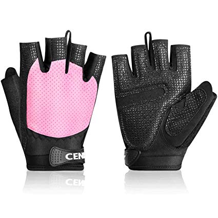 CENRY Workout Gloves, Weight Lifting Gloves with Wrist Wrap & Protect Palm, Fitness Gloves for Gym Training for Men & Women