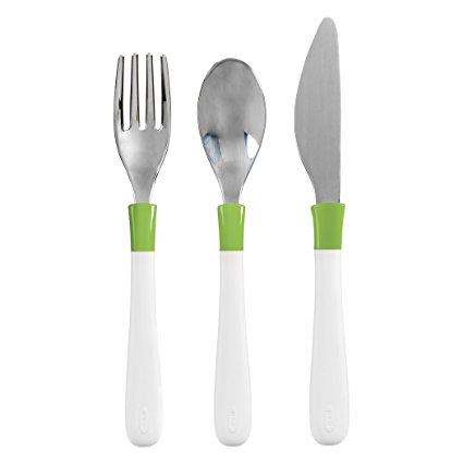 OXO Tot Cutlery Set for Big Kids, Green