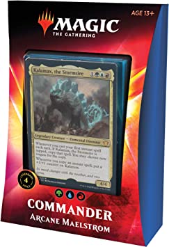 Magic: The Gathering Arcane Maelstrom Ikoria Commander Deck | 100 Card Deck | 4 Foil Legendary Creatures